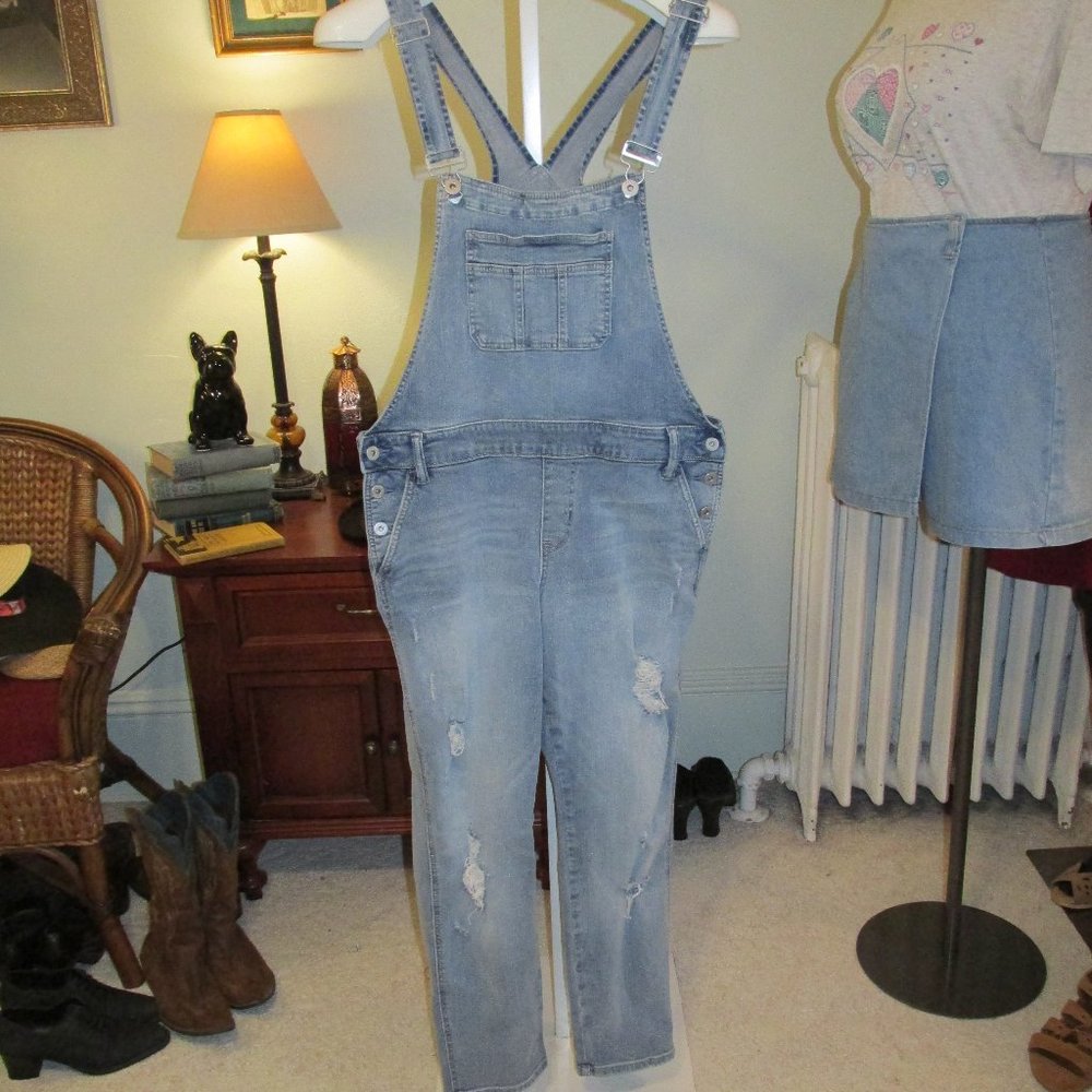 Distressed Overalls - Picture 4 of 6